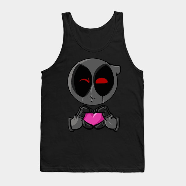 X-Force DP heart Emoji Tank Top by richardsimpsonart